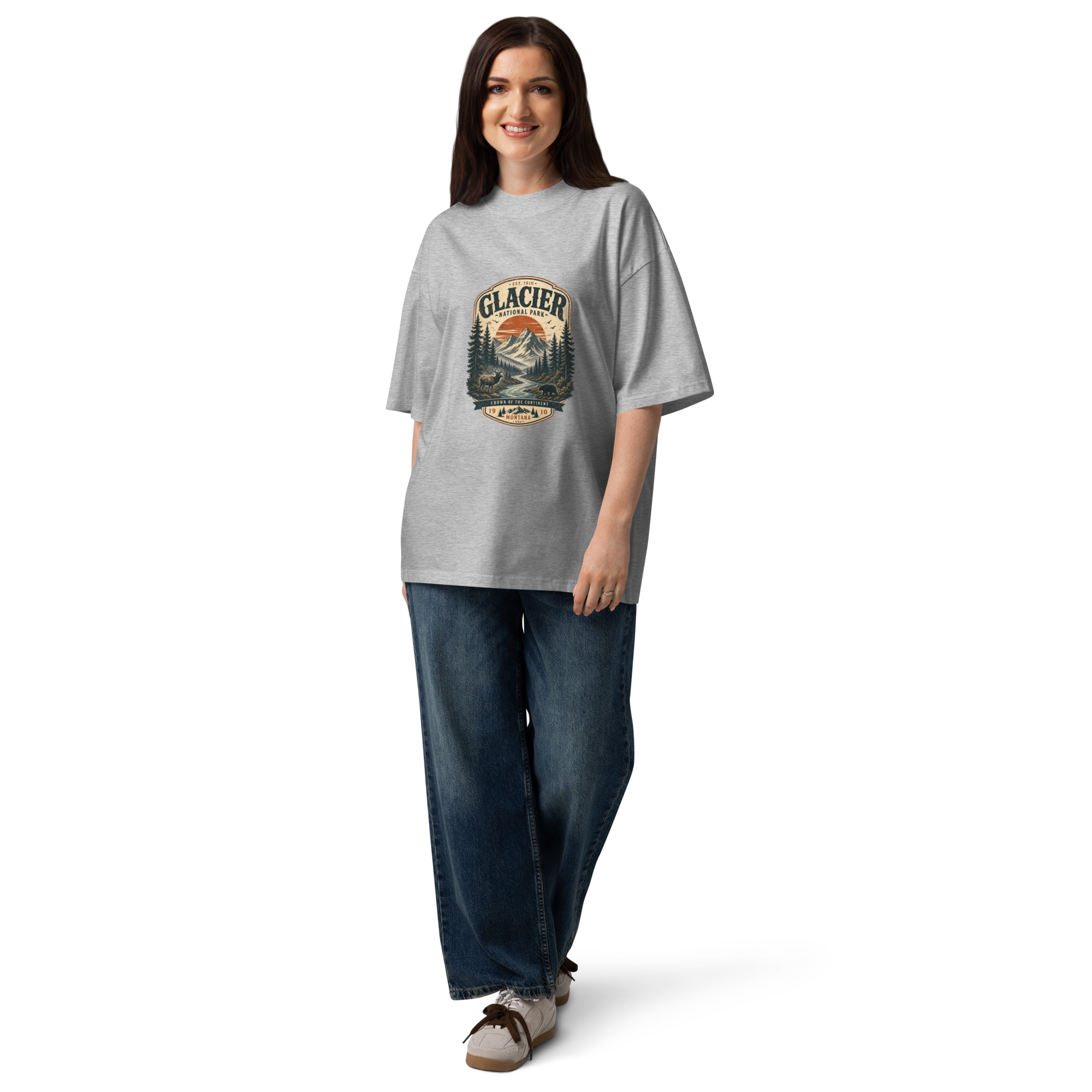 Unisex Organic Oversized High Neck Blaster 2.0 T-Shirt
