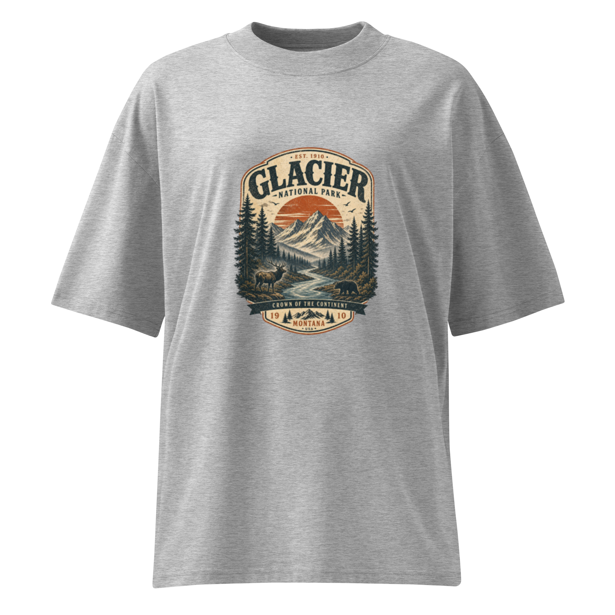 Unisex Organic Oversized High Neck Blaster 2.0 T-Shirt