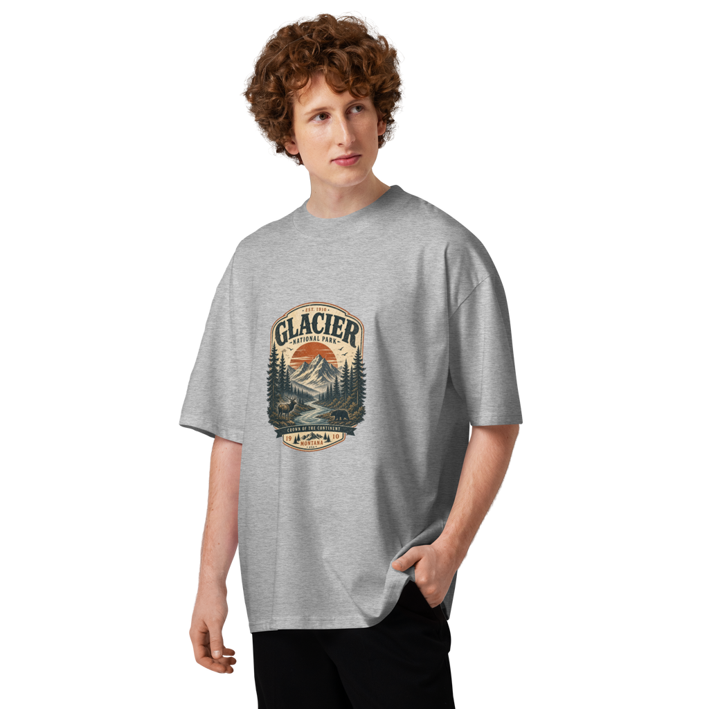 Unisex Organic Oversized High Neck Blaster 2.0 T-Shirt