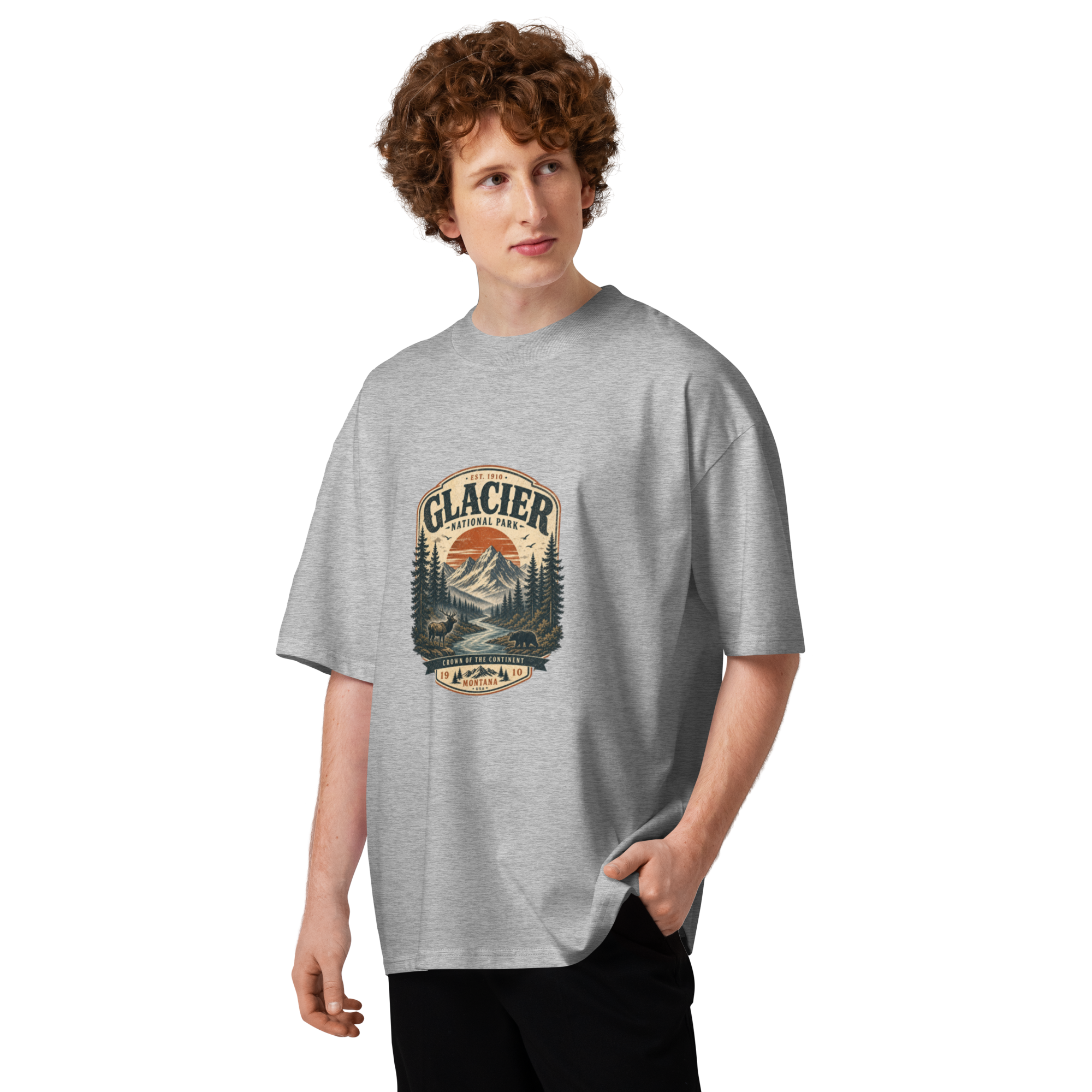 Unisex Organic Oversized High Neck Blaster 2.0 T-Shirt