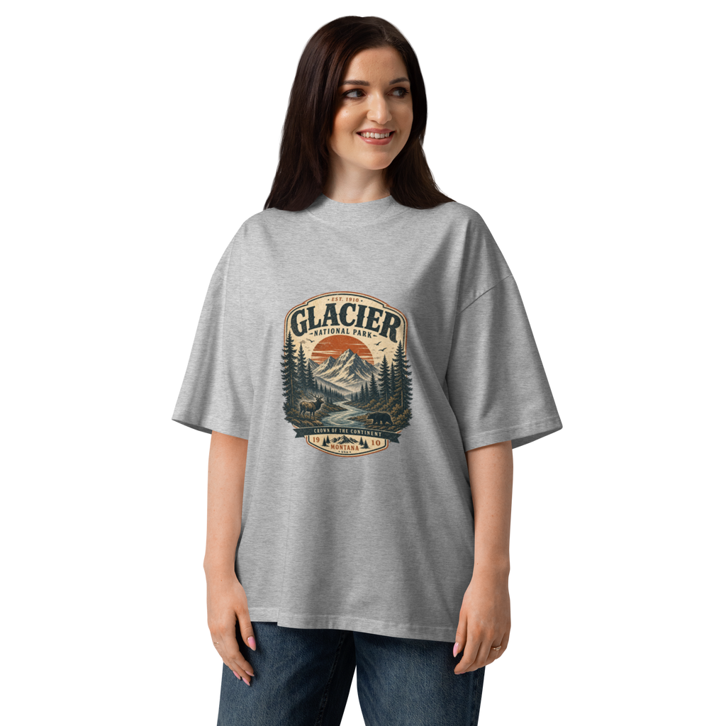 Unisex Organic Oversized High Neck Blaster 2.0 T-Shirt