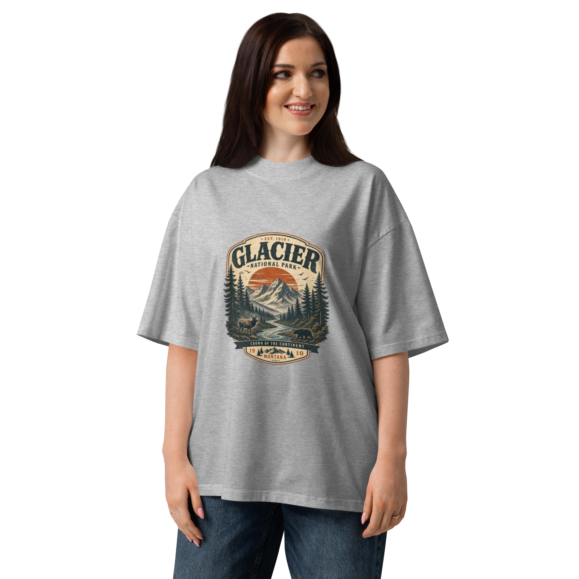 Unisex Organic Oversized High Neck Blaster 2.0 T-Shirt