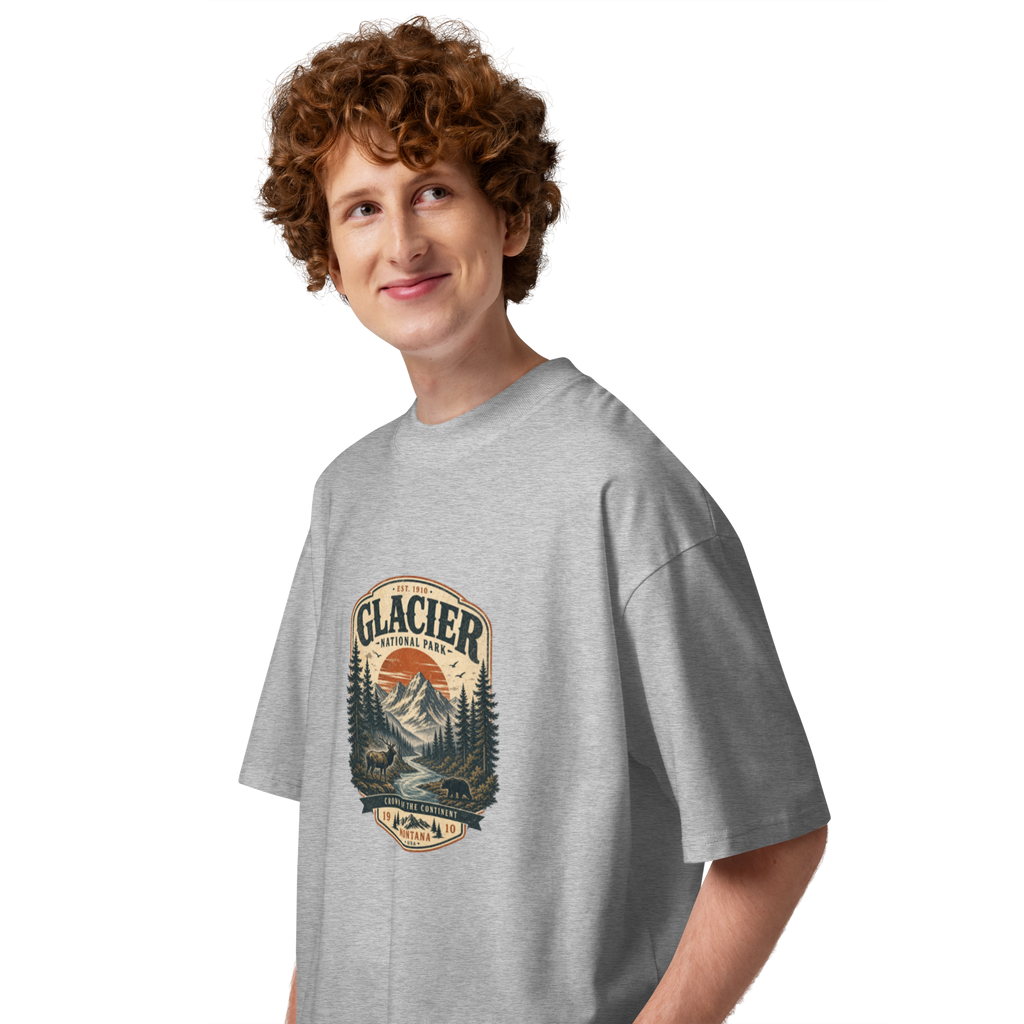 Unisex Organic Oversized High Neck Blaster 2.0 T-Shirt