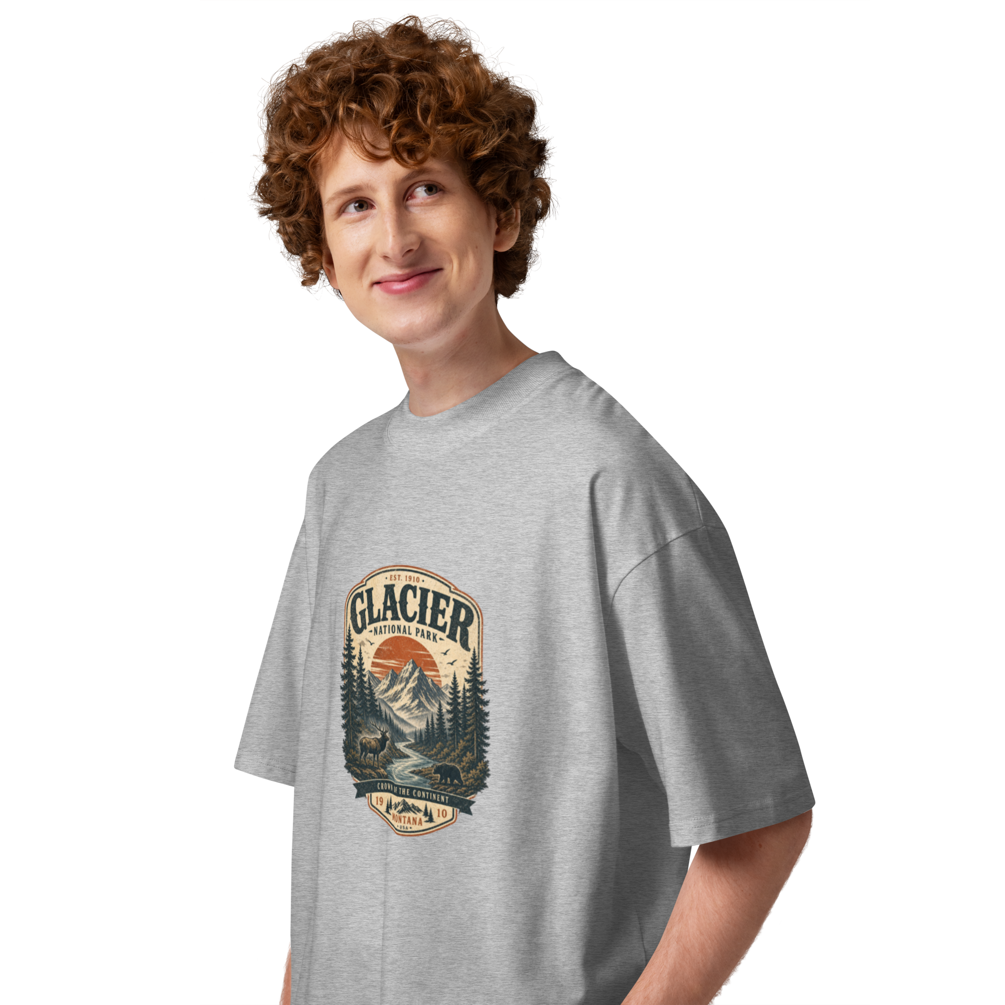 Unisex Organic Oversized High Neck Blaster 2.0 T-Shirt