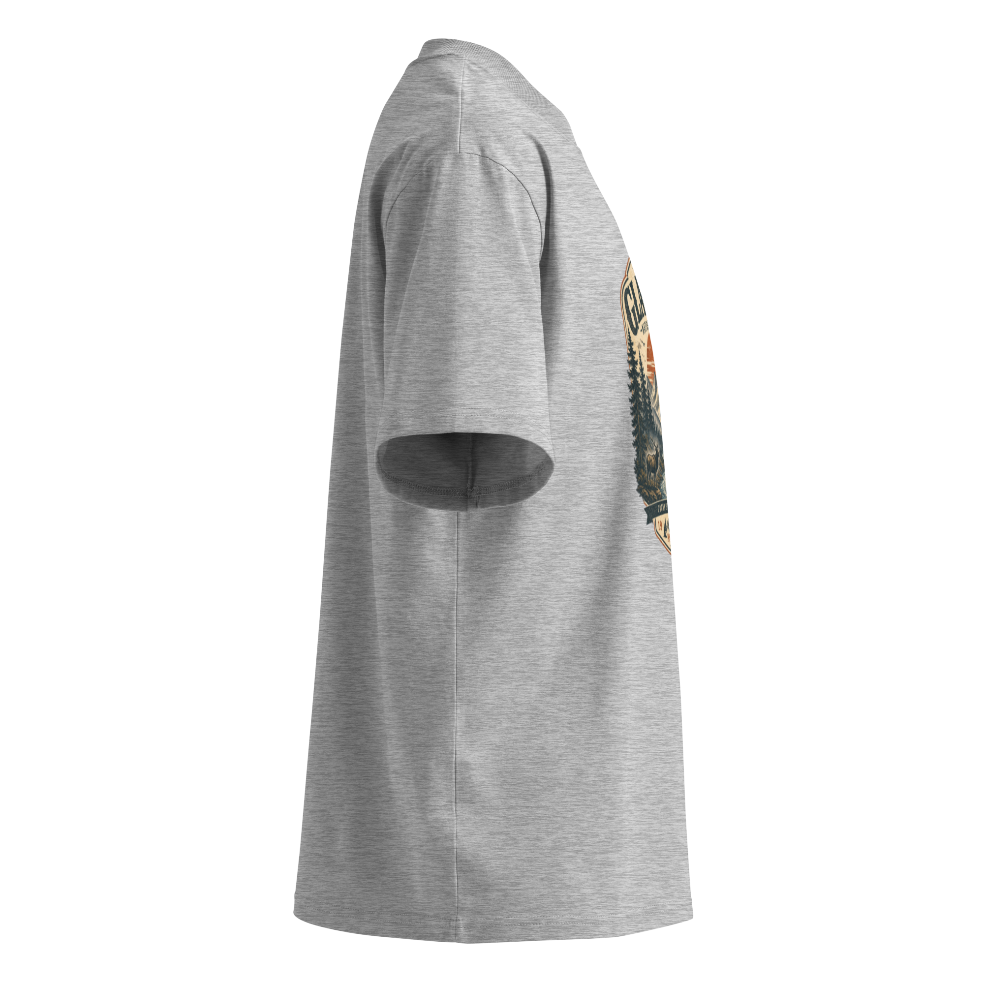 Unisex Organic Oversized High Neck Blaster 2.0 T-Shirt